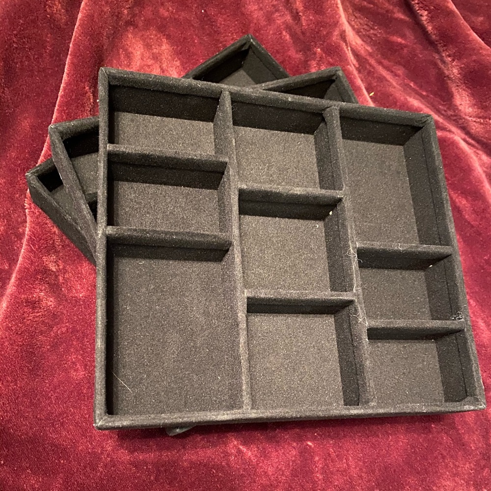 Set of 3 jewelry/drawer organizers